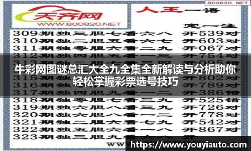 牛彩网图谜总汇大全九全集全新解读与分析助你轻松掌握彩票选号技巧